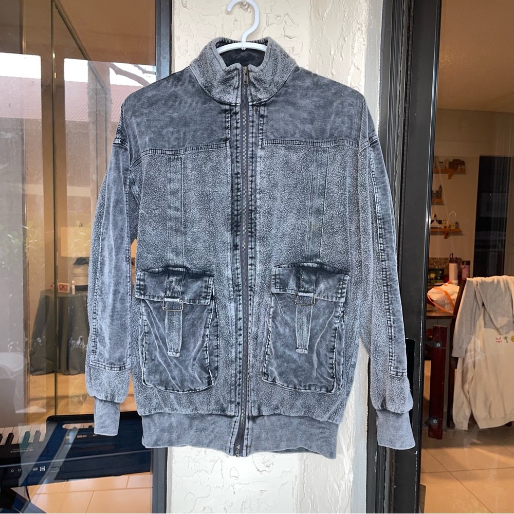 Forever 21 French Terry Gray Jacket